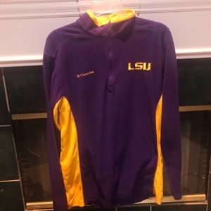 Mens Columbia LSU Pullover size M